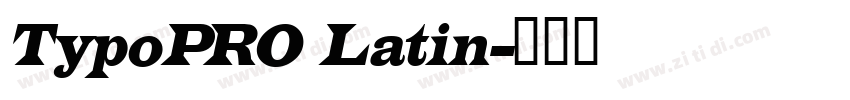 TypoPRO Latin字体转换
